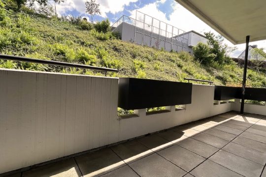 ...Südbalkon mit Platz für 2 Sonnenliegen